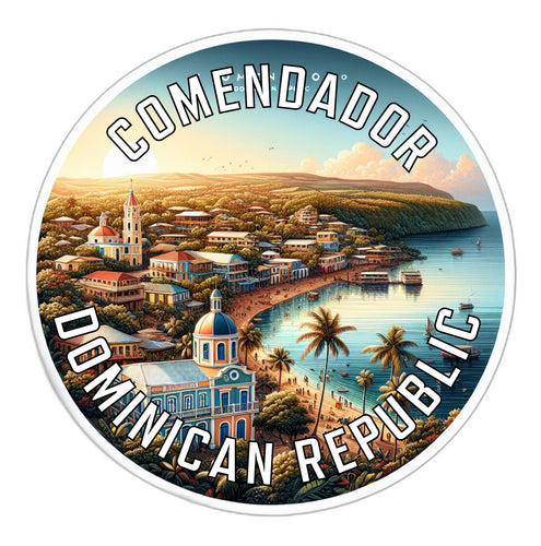 Comendador Dominican Republic Souvenir Vinyl Decal Sticker 2-Inch