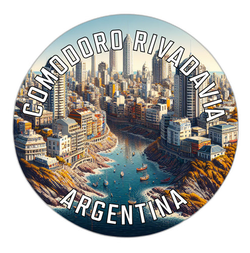 Comodoro Rivadavia Argentina Souvenir Die Cut Flat Magnet 2-Inch