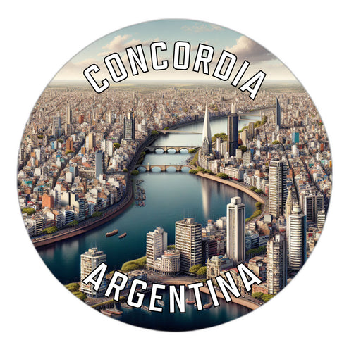 Concordia Argentina Souvenir Vinyl Decal Sticker 6-Inch