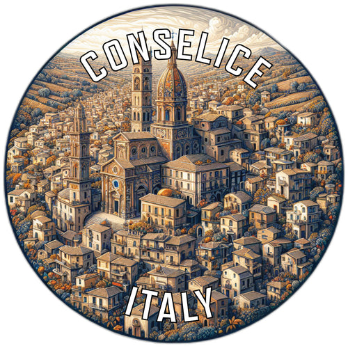 Conselice Italy Souvenir Vinyl Decal Sticker 2-Inch