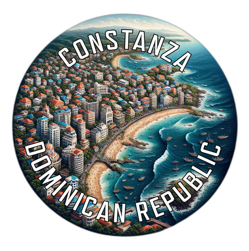 Constanza Dominican Republic Souvenir Vinyl Decal Sticker 6-Inch