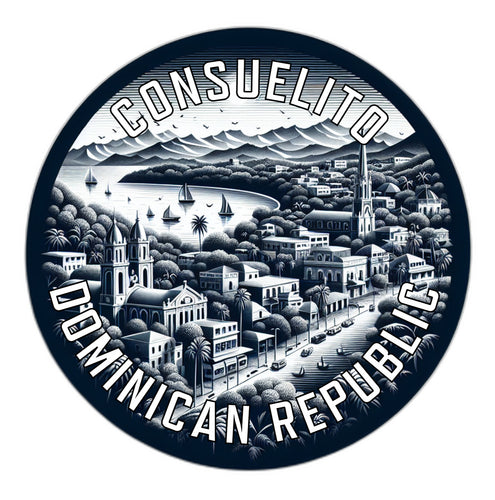 Consuelito Dominican Republic Souvenir Vinyl Decal Sticker 2-Inch