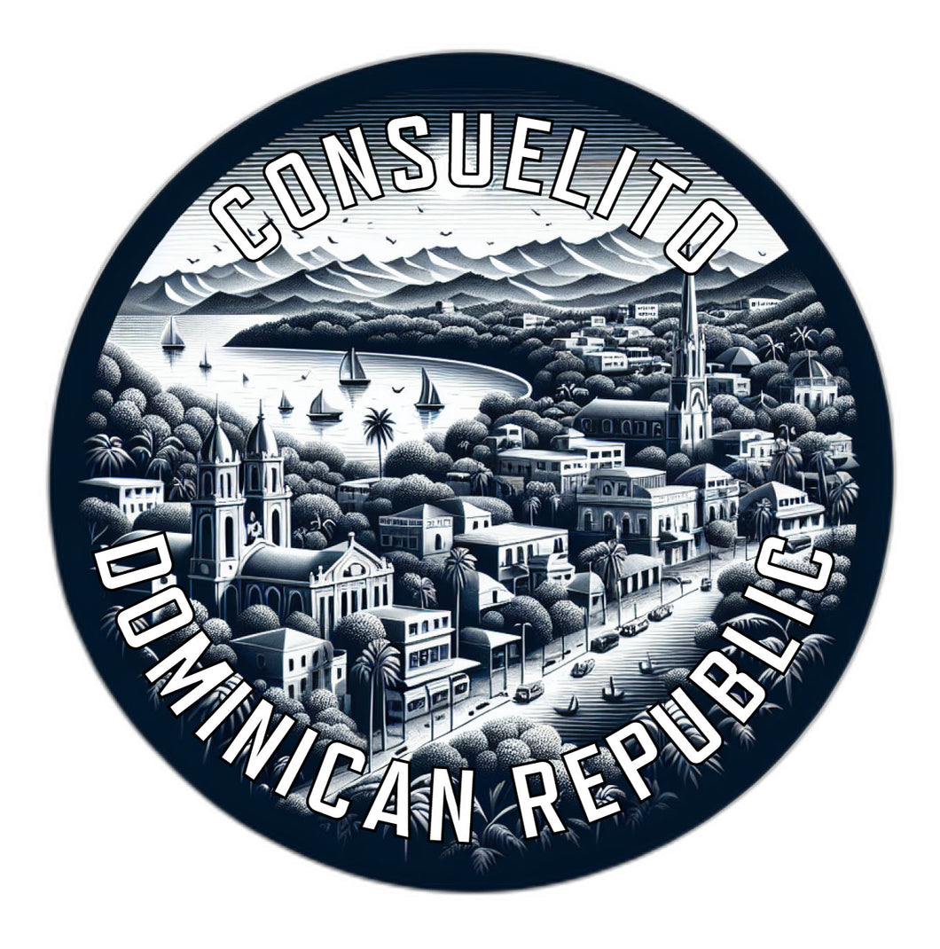 Consuelito Dominican Republic Souvenir Vinyl Decal Sticker 2-Inch