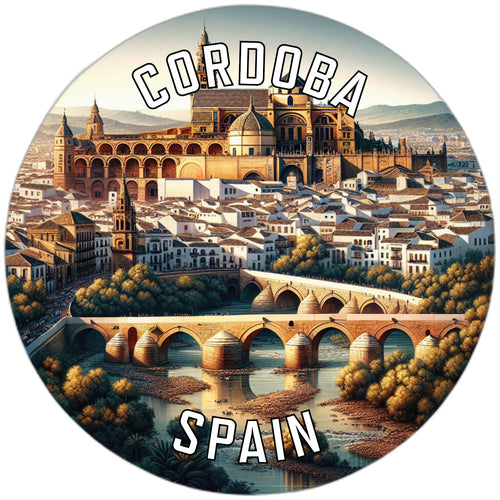 Cordoba Spain Souvenir Die Cut Flat Magnet 6-Inch