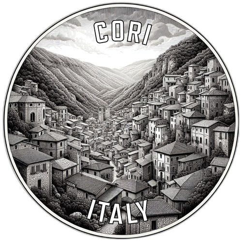 Cori Italy Souvenir Die Cut Flat Magnet 6-Inch