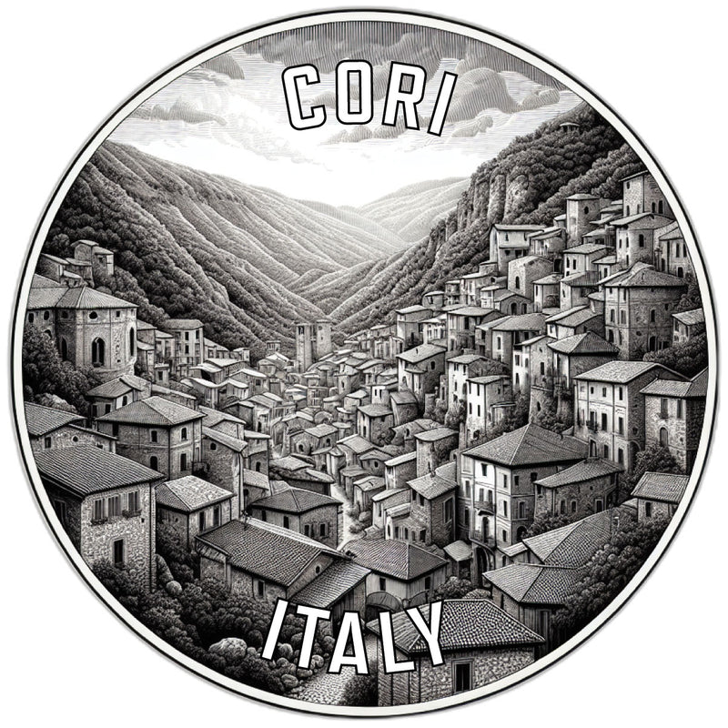 Cori Italy Souvenir Die Cut Flat Magnet 6-Inch