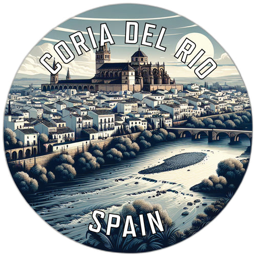 Coria del Rio Spain Souvenir Vinyl Decal Sticker 2-Inch