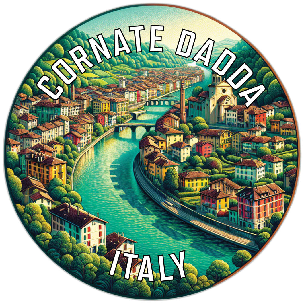 Cornate dAdda Souvenir Vinyl Decal Sticker 6-Inch