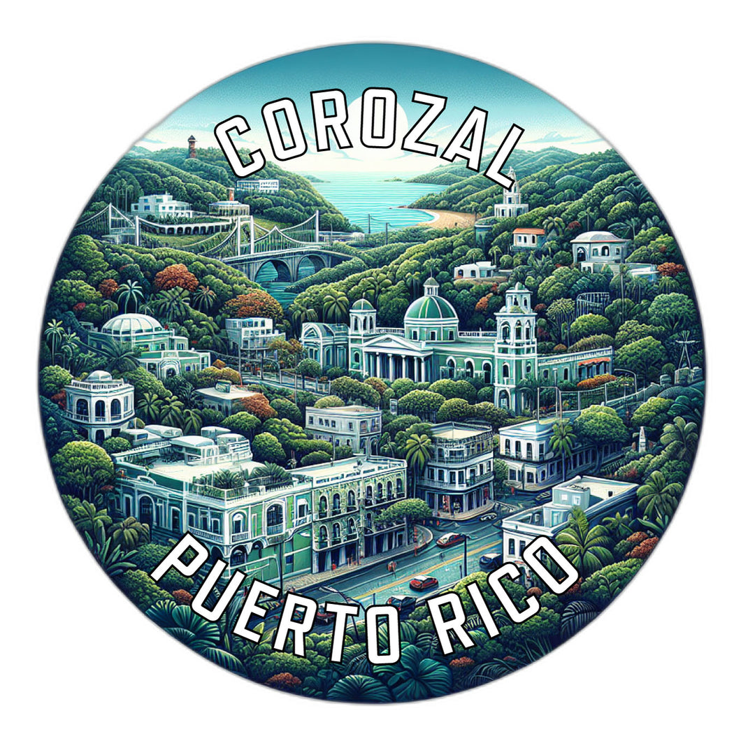 Corozal Puerto Rico Souvenir Vinyl Decal Sticker 2-Inch
