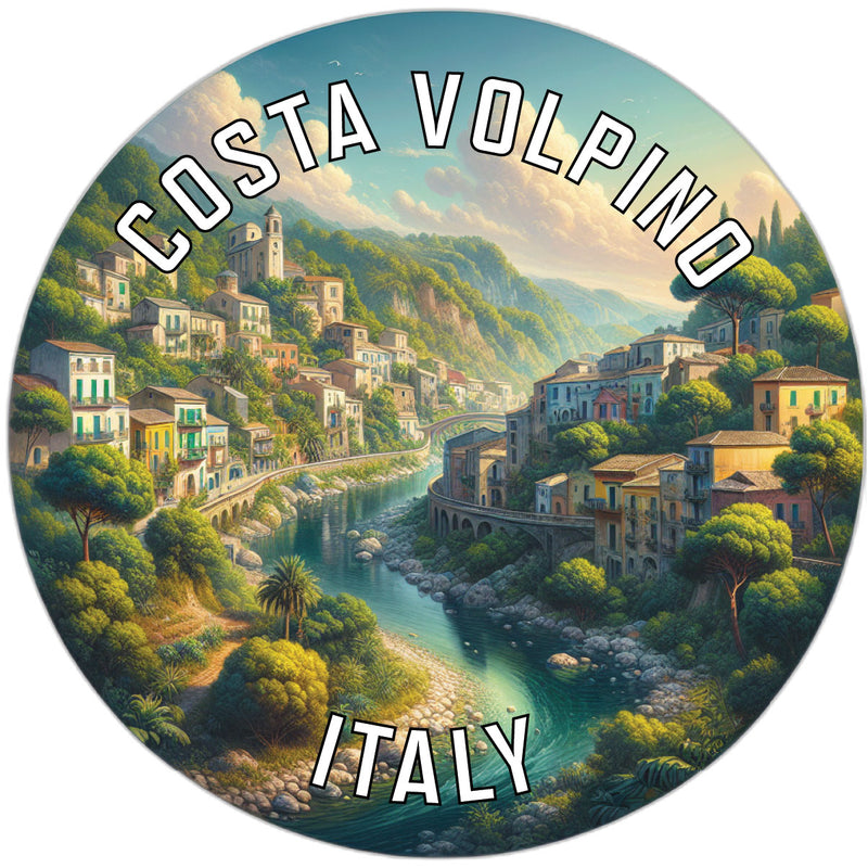 Costa Volpino Italy Souvenir Die Cut Flat Magnet 2-Inch