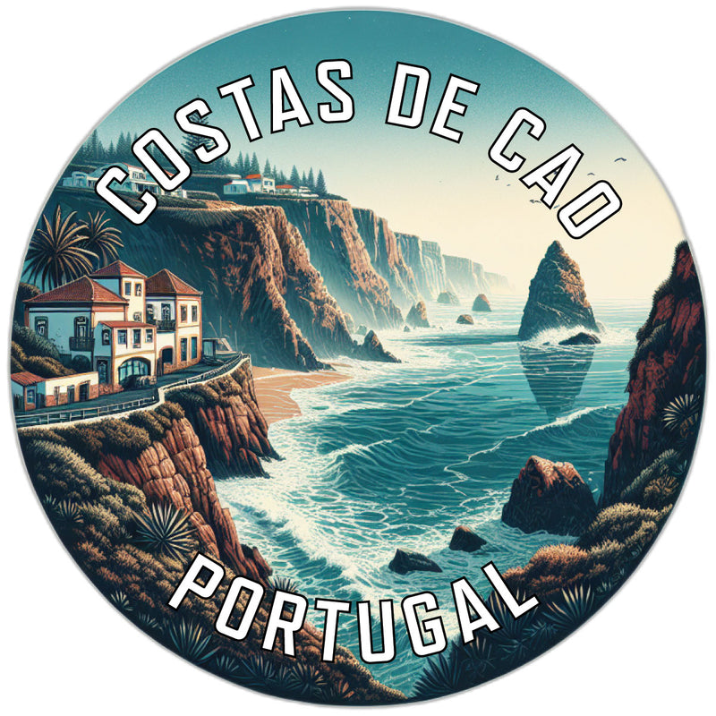 Costas de Cao Portugal Souvenir Vinyl Decal Sticker 6-Inch