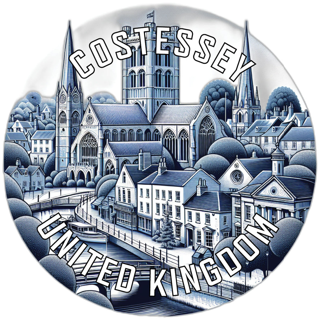 Costessey United Kingdom Souvenir Vinyl Decal Sticker 2-Inch