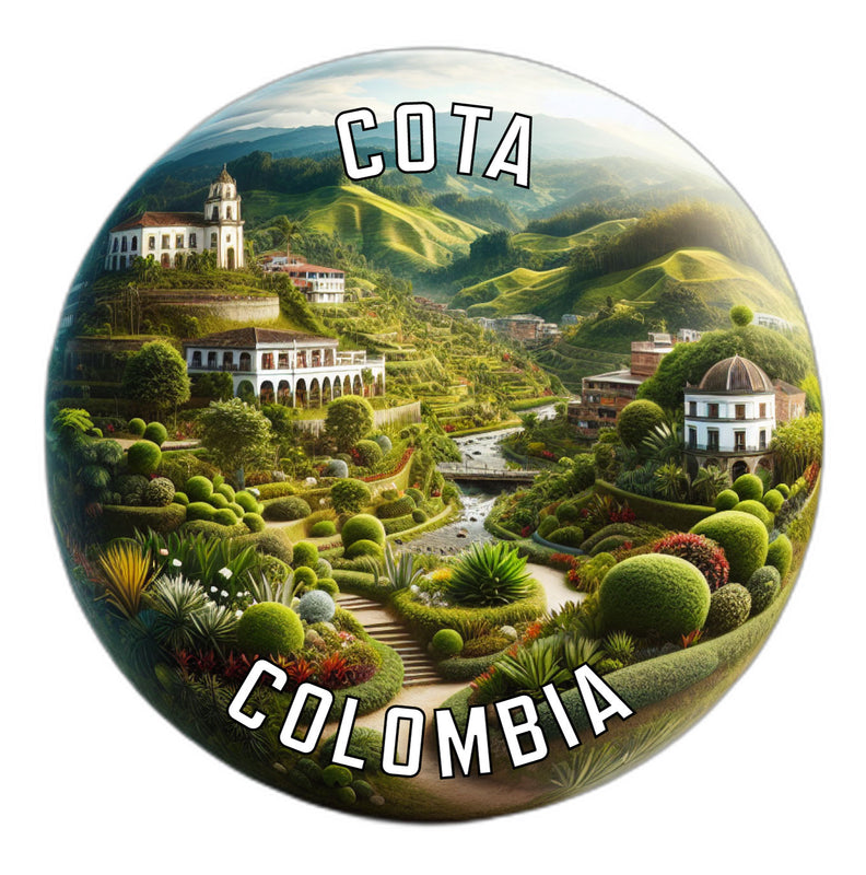 Cota Colombia Souvenir Die Cut Flat Magnet 2-Inch