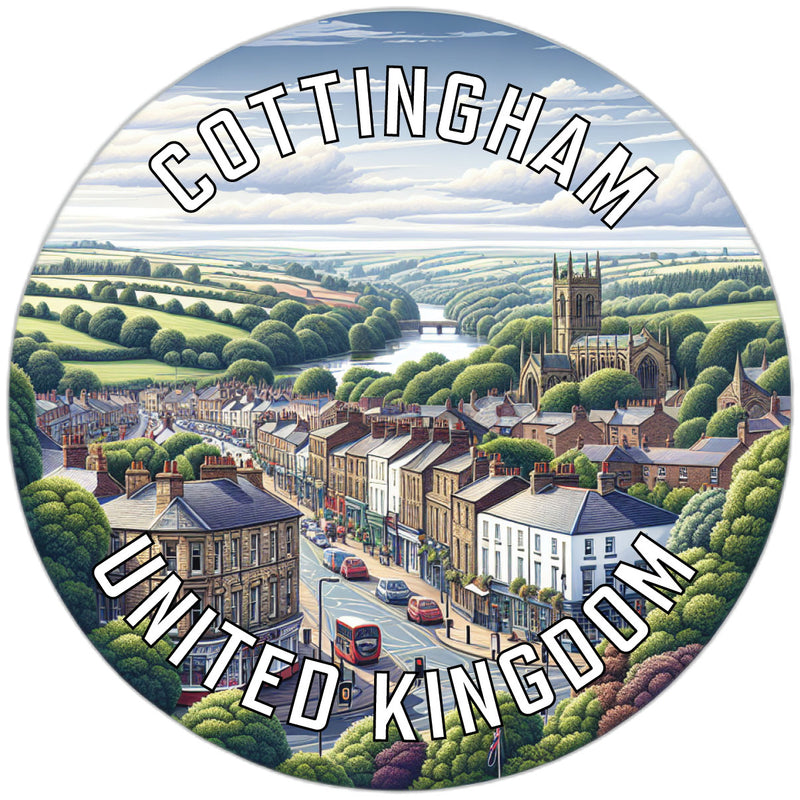 Cottingham United Kingdom Souvenir Vinyl Decal Sticker 2-Inch