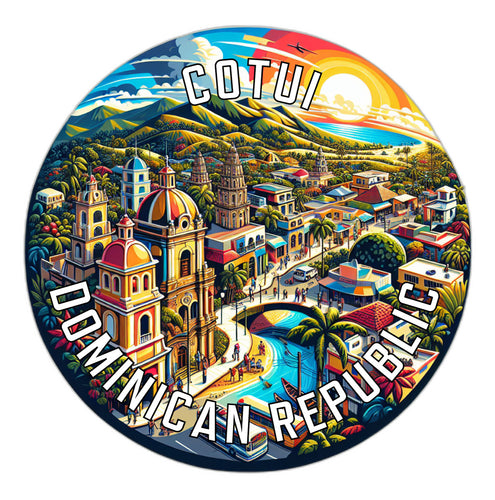 Cotui Dominican Republic Souvenir Vinyl Decal Sticker 2-Inch