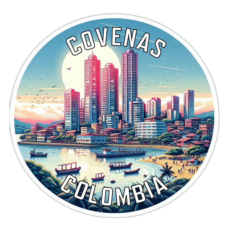 Covenas Colombia Souvenir Vinyl Decal Sticker 2-Inch