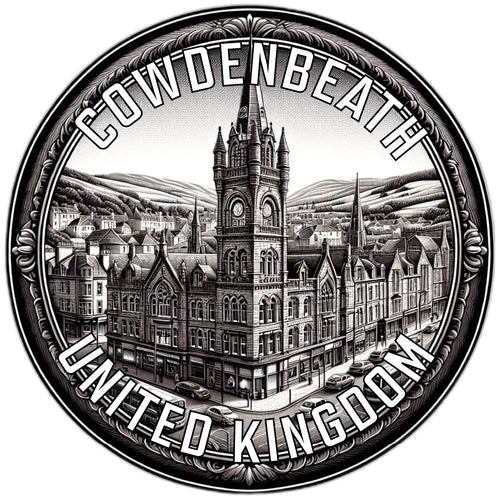 Cowdenbeath United Kingdom Souvenir Vinyl Decal Sticker 6-Inch