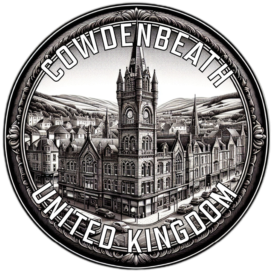 Cowdenbeath United Kingdom Souvenir Vinyl Decal Sticker 6-Inch