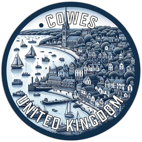 Cowes United Kingdom Souvenir Vinyl Decal Sticker 2-Inch