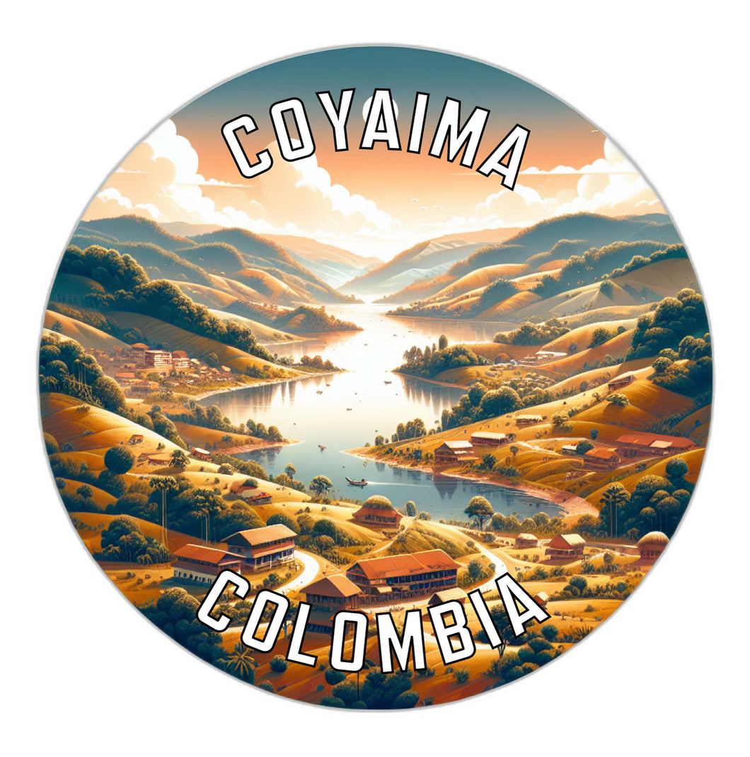 Coyaima Colombia Souvenir Die Cut Flat Magnet 6-Inch