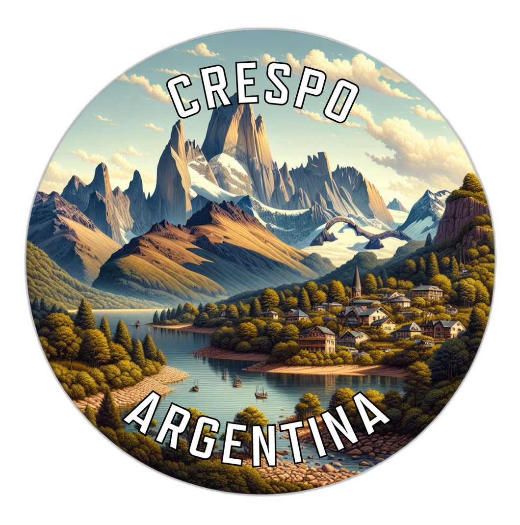 Crespo Argentina Souvenir Die Cut Flat Magnet 2-Inch