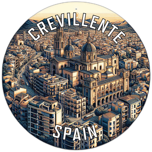 Crevillente Spain Souvenir Die Cut Flat Magnet 2-Inch