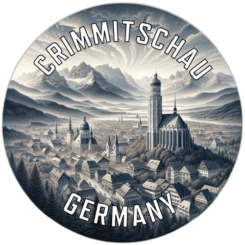 Crimmitschau Germany Souvenir Vinyl Decal Sticker 6-Inch