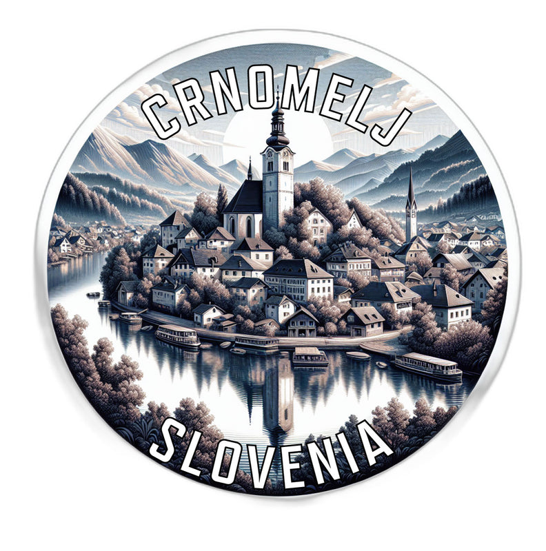 Crnomelj Slovenia Souvenir Die Cut Flat Magnet 2-Inch