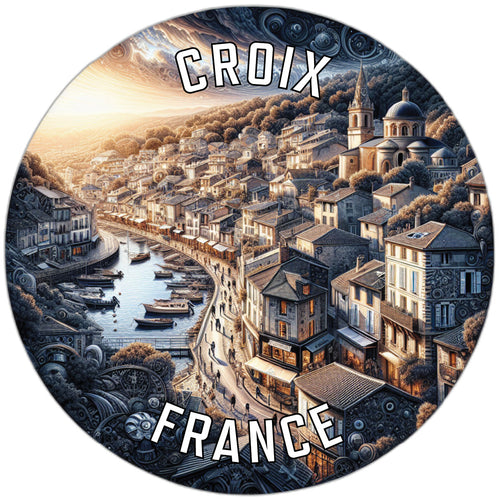 Croix France Souvenir Vinyl Decal Sticker 2-Inch