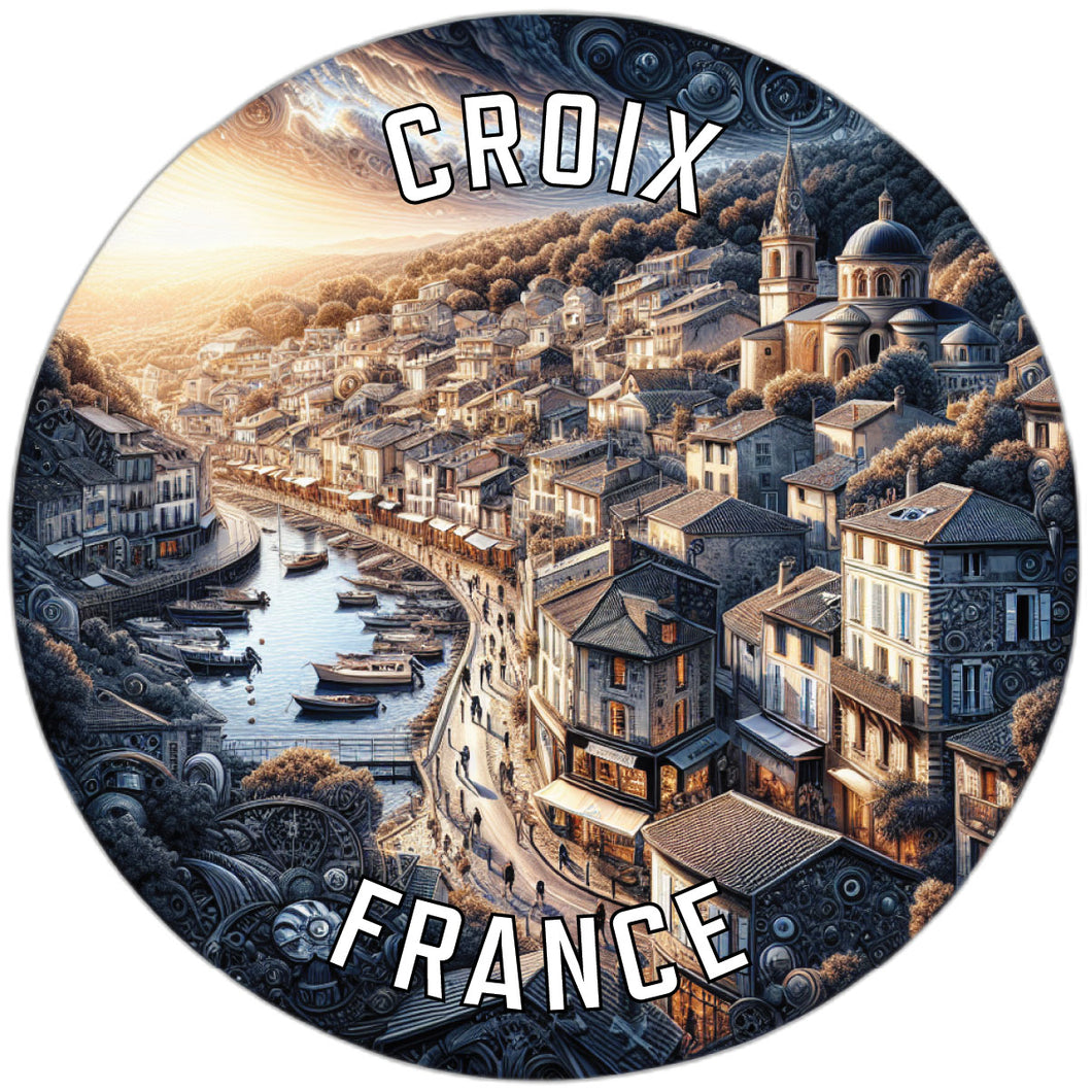 Croix France Souvenir Vinyl Decal Sticker 2-Inch