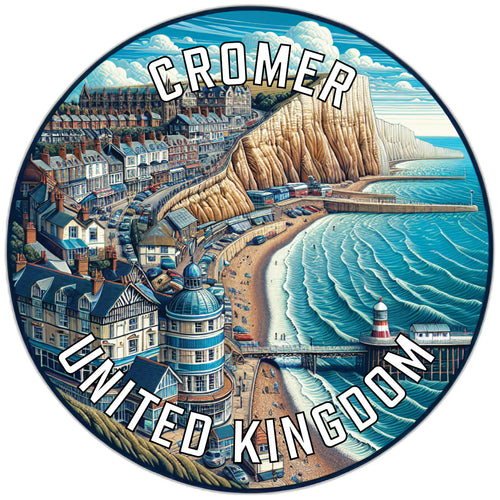 Cromer United Kingdom Souvenir Die Cut Flat Magnet 2-Inch