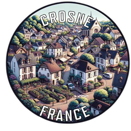 Crosne France Souvenir Vinyl Decal Sticker 2-Inch