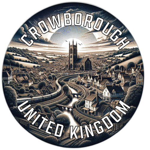 Crowborough United Kingdom Souvenir Vinyl Decal Sticker 2-Inch