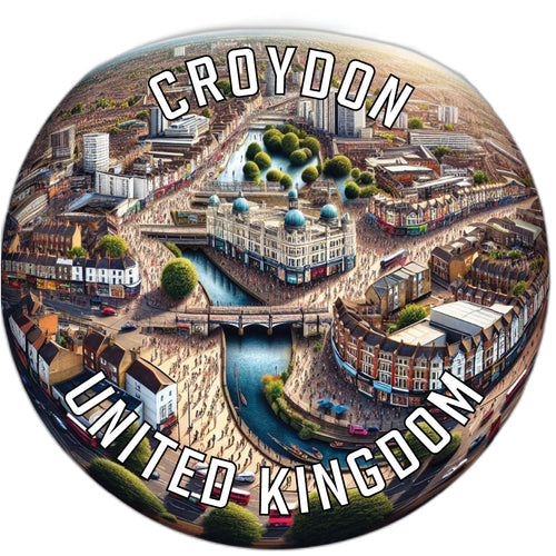 Croydon United Kingdom Souvenir Vinyl Decal Sticker 6-Inch