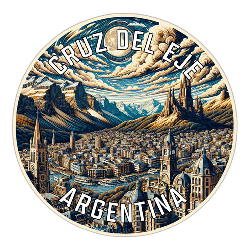 Cruz del Eje Argentina Souvenir Die Cut Flat Magnet 2-Inch