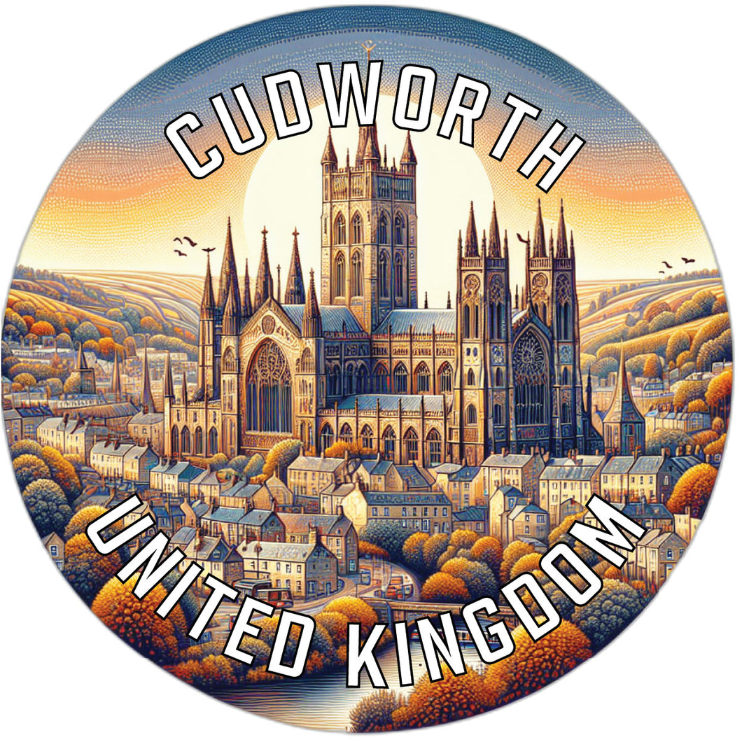 Cudworth United Kingdom Souvenir Vinyl Decal Sticker 6-Inch