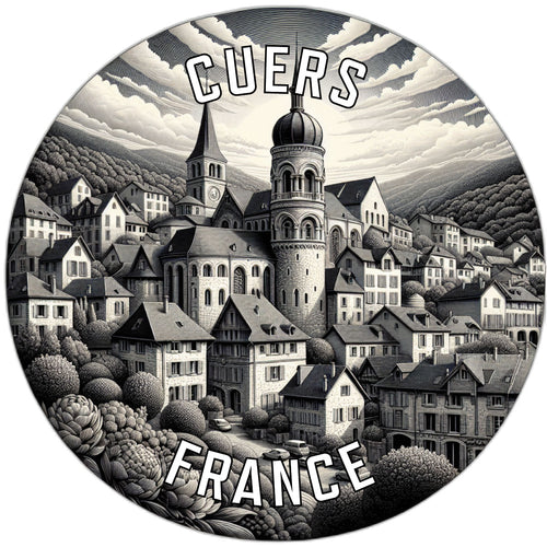 Cuers France Souvenir Vinyl Decal Sticker 2-Inch