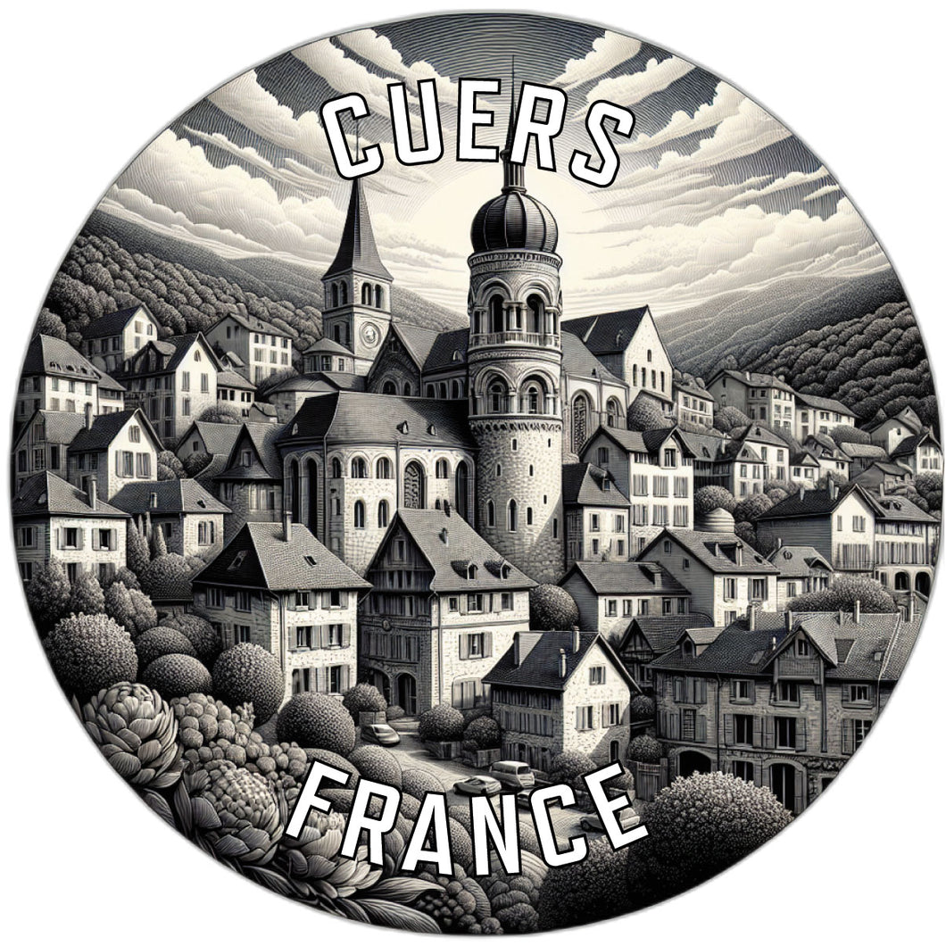 Cuers France Souvenir Vinyl Decal Sticker 2-Inch
