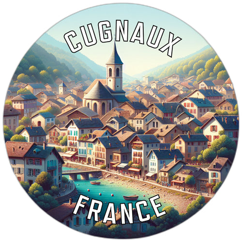 Cugnaux France Souvenir Vinyl Decal Sticker 2-Inch
