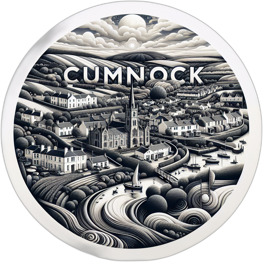 Cumnock United Kingdom Souvenir Die Cut Flat Magnet 2-Inch