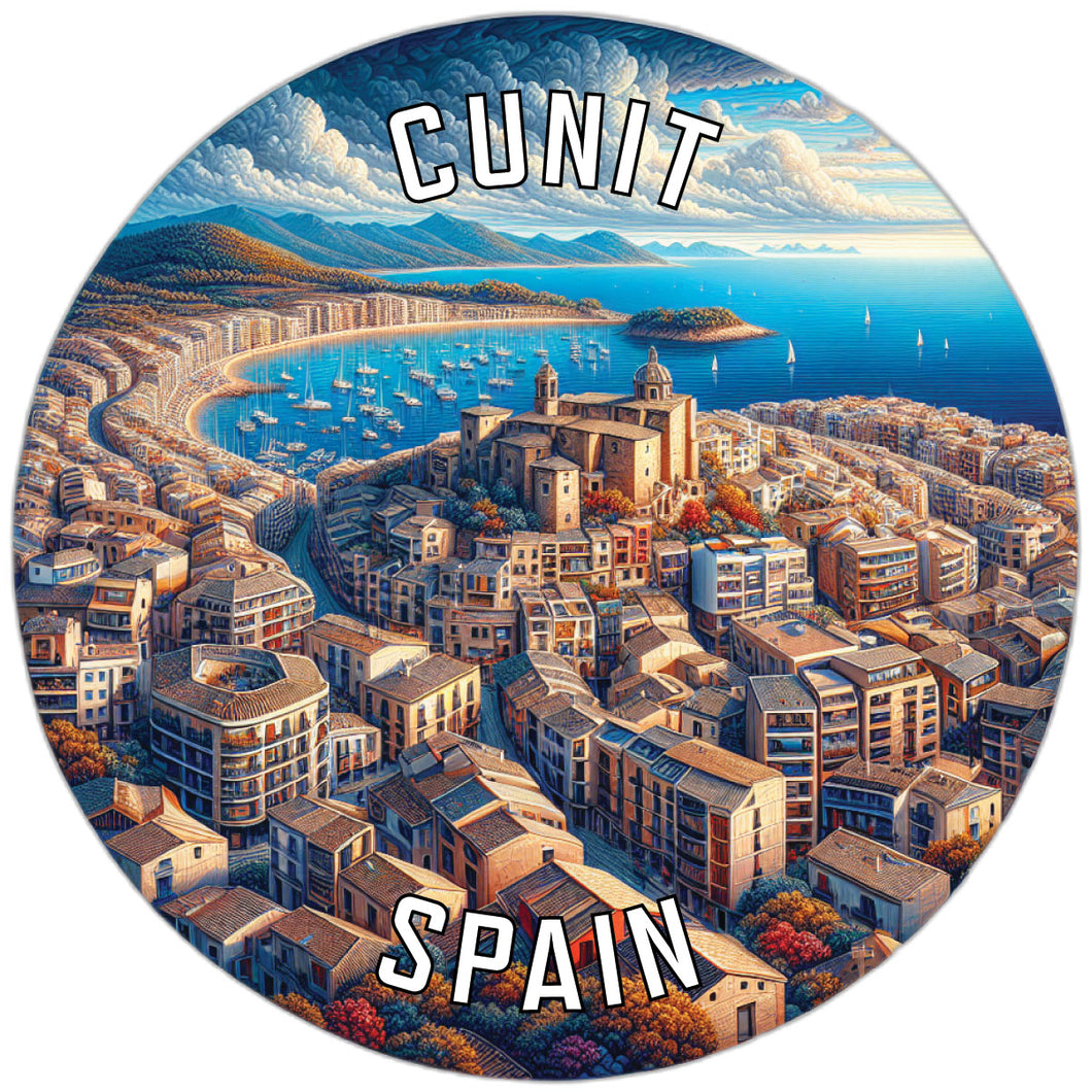 Cunit Spain Souvenir Vinyl Decal Sticker 6-Inch