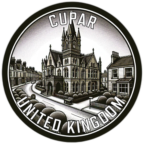 Cupar United Kingdom Souvenir Die Cut Flat Magnet 2-Inch