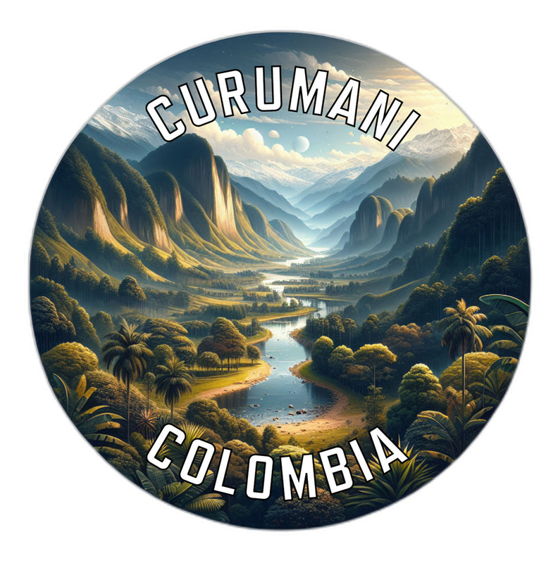 Curumani Colombia Souvenir Die Cut Flat Magnet 6-Inch
