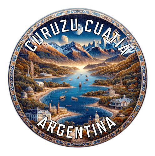 Curuzu Cuatia Argentina Souvenir Die Cut Flat Magnet 6-Inch