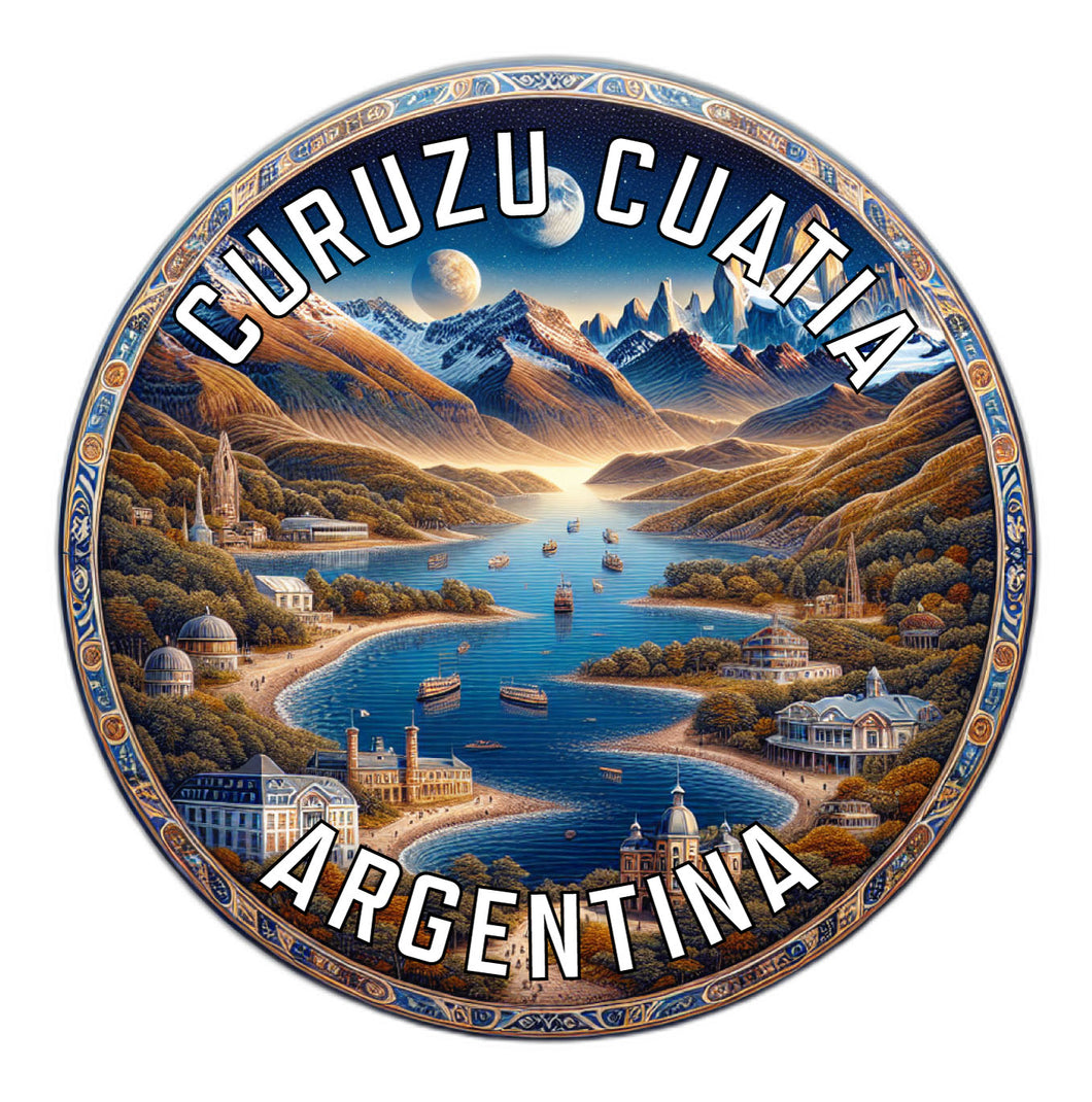 Curuzu Cuatia Argentina Souvenir Die Cut Flat Magnet 6-Inch