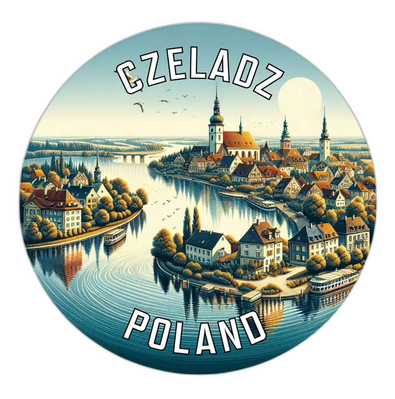 Czeladz Poland Souvenir Vinyl Decal Sticker 2-Inch