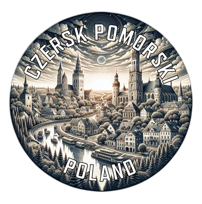 Czersk Pomorski Poland Souvenir Vinyl Decal Sticker 2-Inch