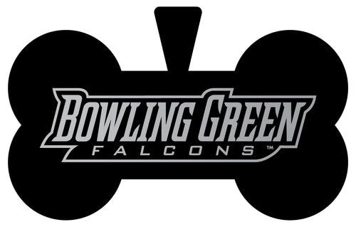 Bowling Green Falcons Dog Tag Matte Black Bone-shaped Engraved Officially Licensed 