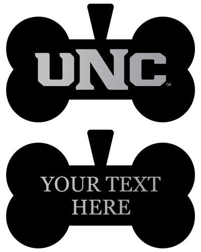 Northern Colorado Bears Personalized Matte Black Bone Dog Tag – Engraved Officially Licensed Collegiate Pet ID 