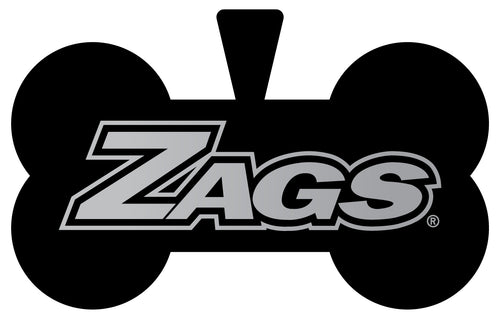 Gonzaga Bulldogs Dog Tag Matte Black Bone-shaped Engraved Officially Licensed 